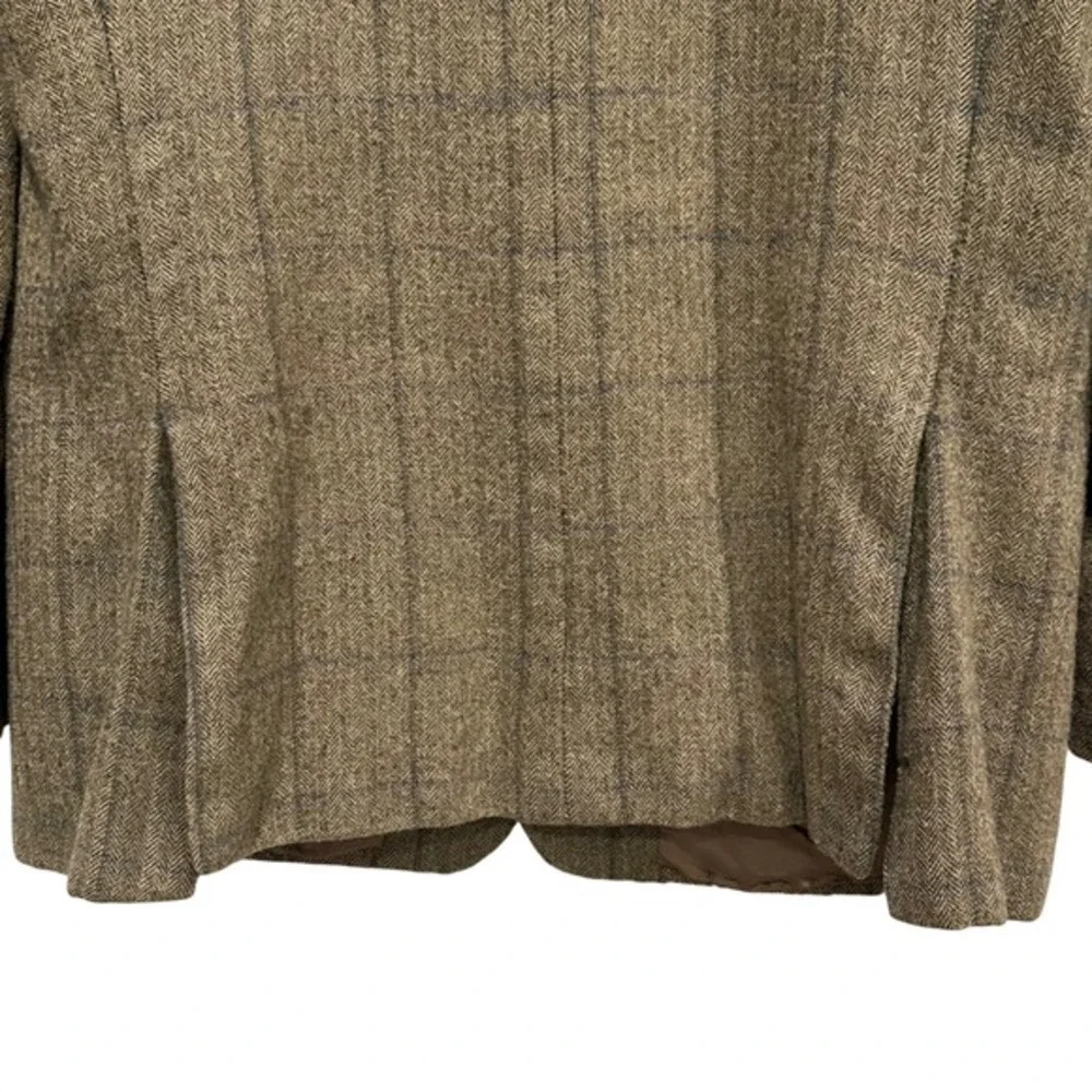 Joseph Abboud American Soft Mens Wool Plaid Blazer Jacket Size 42R